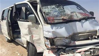  إصابة 10 أشخاص فى حادث تصادم ميكروباص وسيارة ملاكى بكفر الشيخ