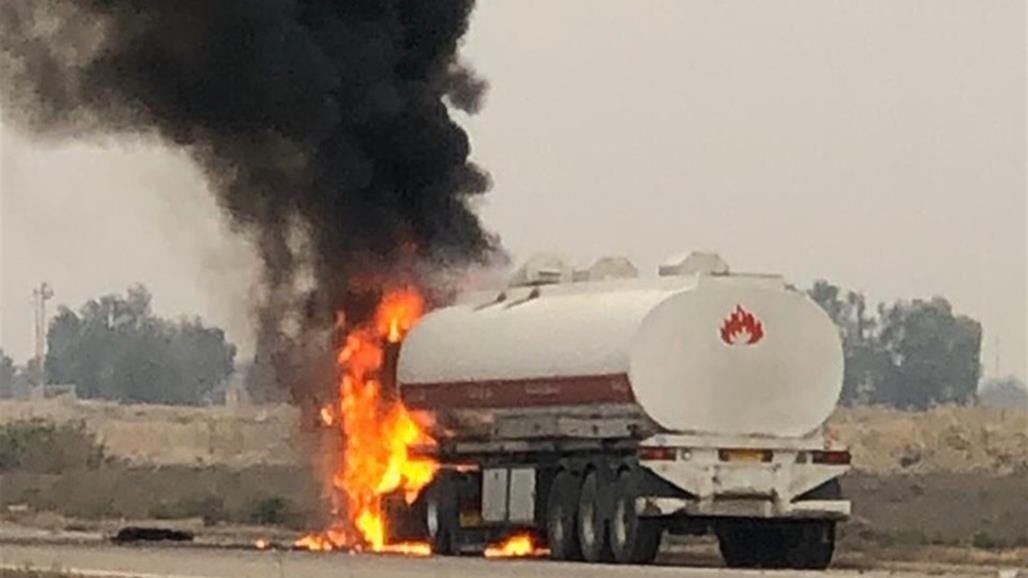 العراق.. حريق ضخم في صهريج وقود بالسليمانية