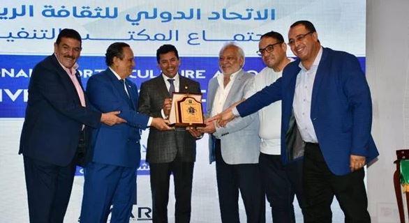 وزير الشباب والرياضة يشهد اجتماع المكتب التنفيذي للاتحاد الدولي للثقافة الرياضية