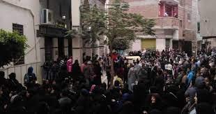 قتلته وقطعت جسده أشلاء.. جنازة مهيبة للطفل ضحية والدته بالشرقية