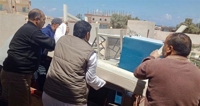 تجهيز عدد ٥ وحدات صحية واستحداث وحدة علاج طبيعى بمستشفى النجيلة المركزى 