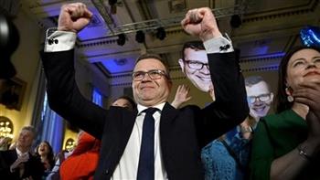   زعيم الائتلاف الوطني الفنلندي يعلن فوز حزبه بالانتخابات التشريعية 