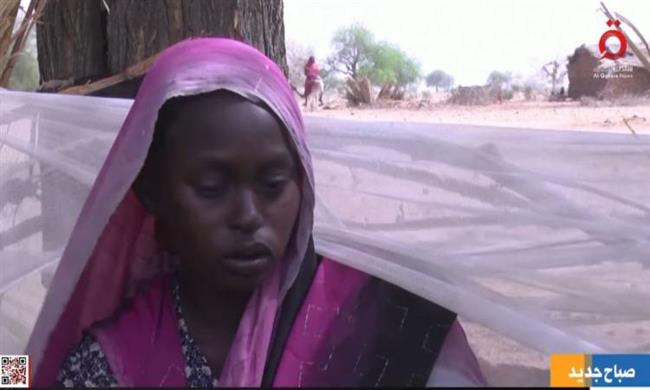 «زمزم آدم».. قصة سيدة سودانية تنجب وسط ويلات النيران وألم فراق الوطن 