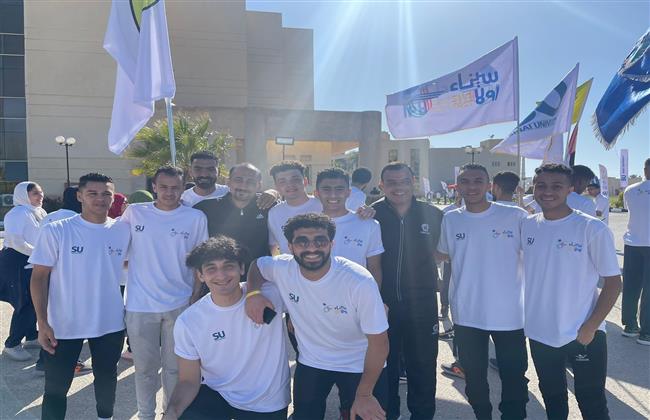 جامعة الزقازيق تفوز بالمركز الأول فى الكرة الطائرة بالمهرجان الرياضى بجامعة سيناء فرع العريش