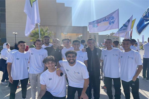 جامعة الزقازيق تفوز بالمركز الأول فى الكرة الطائرة بالمهرجان الرياضى بجامعة سيناء فرع العريش