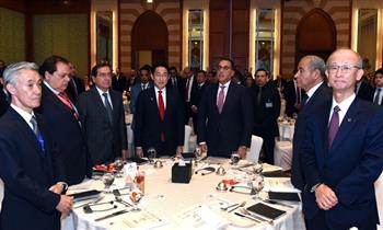   رئيسا الوزراء المصري والياباني يترأسان مُنتدى رجال الأعمال بالبلدين