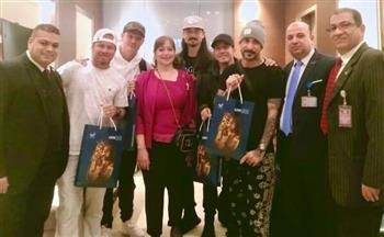   فريق البوب الأمريكي الغنائي الشهير «باك ستريت بويز» في زيارة لمصر