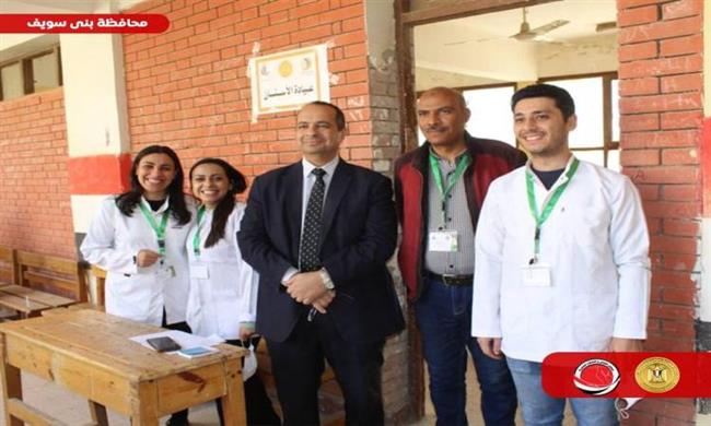 قطار الخير لمجلس القبائل والعائلات المصرية يصل إلى بنى سويف 