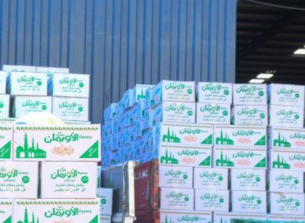 تضامن أسوان: توزيع 2285 كرتونة مواد غذائية مقدمة من الأورمان