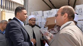 محافظ الدقهلية يتسلم الدفعة 22 من لحوم صكوك الإطعام
