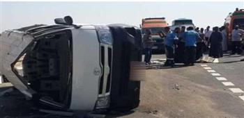   إصابة 15 شخصا في حادث سير بطريق بلبيس - السلام بالشرقية