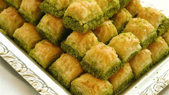 بقلاوة الفستق لرمضان بالطريقة التركية