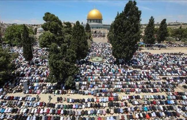 «القاهرة الإخبارية»: 130 ألفًا أدوا صلاة الجمعة بالمسجد الأقصى
