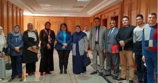 جامعة المنوفية تستعد للتقدم في جائزة مصر للتميز الحكومي