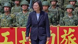   رئيسة تايوان تعلق على المناورات العسكرية للصين 