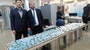 ضبط راكب حاول تهريب 238 عبوة من مستلزمات طب الأسنان 