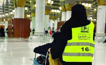 تكثيف الأعمال التطوعية في المسجد النبوي خلال النصف الأول من شهر رمضان