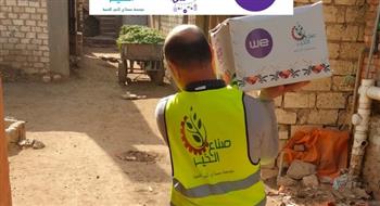   فرق عمل ومتطوعي «صناع الخير» يجوبون قرى الغربية لتوزيع كراتين المواد الغذائية 