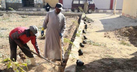 حملات التشجير والتوعية بأسوان ضمن مبادرة زراعة «100 مليون شجرة»