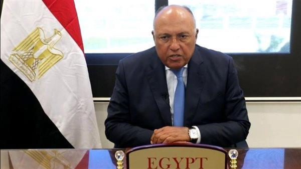 سامح شكري يوجه رسالة قوية لأوروبا بشأن النازحين السودانيين