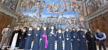   زيارة قداسة البابا لمتحف الڤاتيكان وكنيسة سيستين الشهيرة