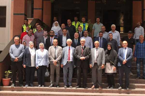 جولة تفقدية لوفد الجهاز الوطني للاعتماد الأكاديمي وضمان جودة التعليم العالي الكويتي بجامعة أسيوط
