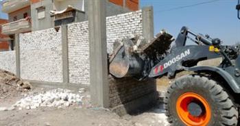   إزالة أعمال بناء مخالف خلال حملات رقابية بأحياء الإسكندرية