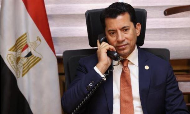 صبحي يتواصل مع سفير مصر بتونس للاطمئنان على بعثات الأهلي والزمالك