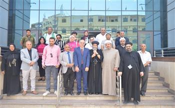 مستشفيات جامعة أسوان: تستقبل زيارة رحلات الخير  ورموز العمل المجتمعي بأسوان والجالية السودانية