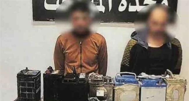 ضبط عصابة سرقة بطاريات السيارات في الإسماعيلية