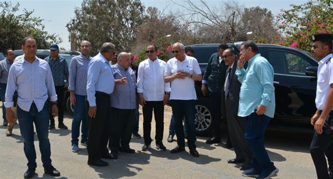 محافظ الجيزة يتفقد أعمال التطوير بعدداً من الطرق بمركز كرداسة والمنطقة الصناعية والاستثمارية