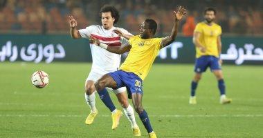 شوط أول مثير بين الدراويش والزمالك ينتهي بالتعادل الإيجابي