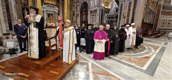   البابا تواضروس يصلي عشية أحد النور في إيبارشية تورينو وروما