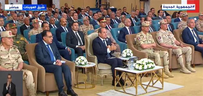 السيسي: مخزون المياه الجوفية يتم التعامل معه طبقا للمعايير العالمية منعا لهدره