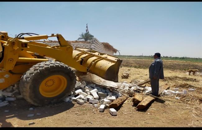 الأقصر: حملات مكثفة تسفر عن إزالة تعديات على مساحة 260 فدانا بإسنا