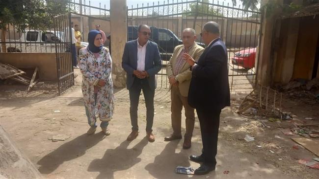 متابعة لجهود تحسين مستوي النظافة ورفع المخلفات بالحوامدية