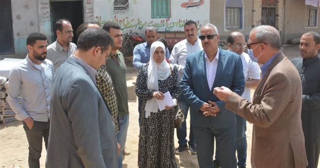 محافظ القليوبية يتابع مشروعات حياة كريمة الجاري تنفيذها بمركز ومدينة شبين القناطر