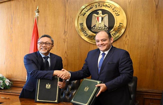 وزير الصناعة يبحث مع نظيره الإندونيسي سبل تعزيز التعاون الاستثماري المشترك