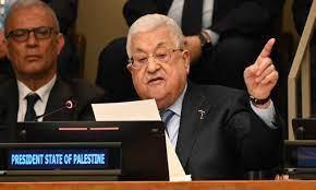 الرئيس الفلسطينى: الدول الاستعمارية يجب أن تنهى معاناة شعبنا
