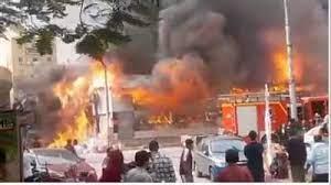 خسائر بالملايين.. القصة الكاملة لحريق معرض شباب بني سويف