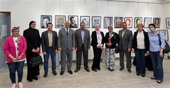 رئيس جامعة بنها يفتتح فعاليات معرض " الملهم" للموهوبين من طلاب الجامعة