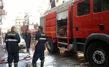 إخماد حريق داخل مدرسة بفيصل