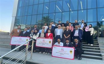 فوز فريق هندسة الإسكندرية بالمركز الأول فى مسابقة «قمة مصر للمشاريع الاستثمارية المجتمعية»