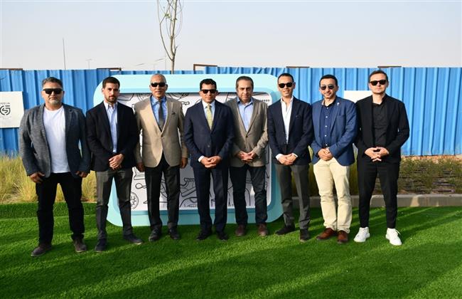 صبحي يشهد وقائع المؤتمر الصحفي للإعلان عن انطلاق بطولة «البوسكو الدولية» الثانية للبادل