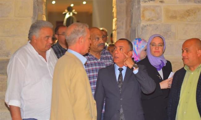 الأمين العام للمجلس الأعلى للآثار يتفقد المتحف اليوناني الروماني