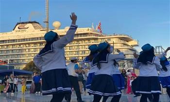 ميناء بورسعيد السياحي يستقبل السفينة Vaiking Mars وعلى متنها 917 سائحًا