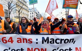   الاتحاد النقابي فى فرنسا يحدد 6 يونيو موعدا جديدا للتظاهر ضد قانون التقاعد