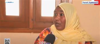 لاجئة سودانية من أسوان لـ«إكسترا نيوز»: تحيا مصر ثلاث مرات وبارك الله في الرئيس السيسي