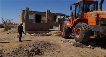 إزالة 22 حالة تعدى على أملاك الدولة بأحياء السويس