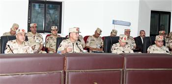   رئيس أركان القوات المسلحة يشهد إحدى مراحل مشروع القيادة التعبوي لإدارة الإشارة